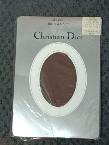 2 pair pack Christian Dior Nylon Stockings size 8.5 S - 11 T new Vintage Old - Picture 34 of 43