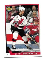 SCOTT NIEDERMAYER 1993-94 UPPER DECK CARD NEAR MINT+ CONDITION