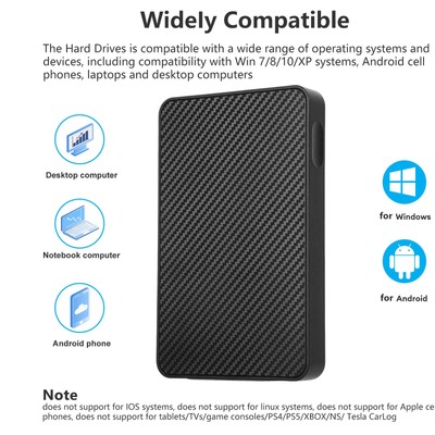 1/2/4 TB Festplatte Hochgeschwindigkeitsfestplatte Typ C Solid Disk Externe SSD