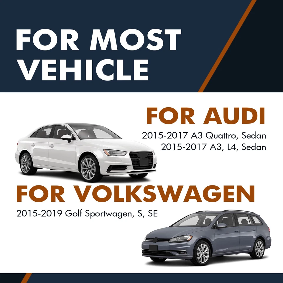 4P Front Quick Strut-Rear Complete Shock To 2015-2019 Volkswagen Golf Sportwagen - Image 2 of 4