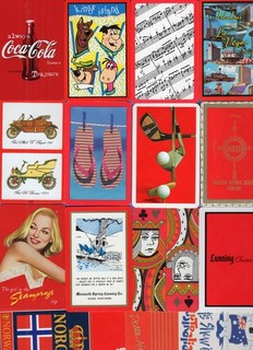 110 carte da gioco swap singole GRANDE LOTTO TONI ROSSI VARIETÀ DIVERTENTI ALCUNE VINTAGE