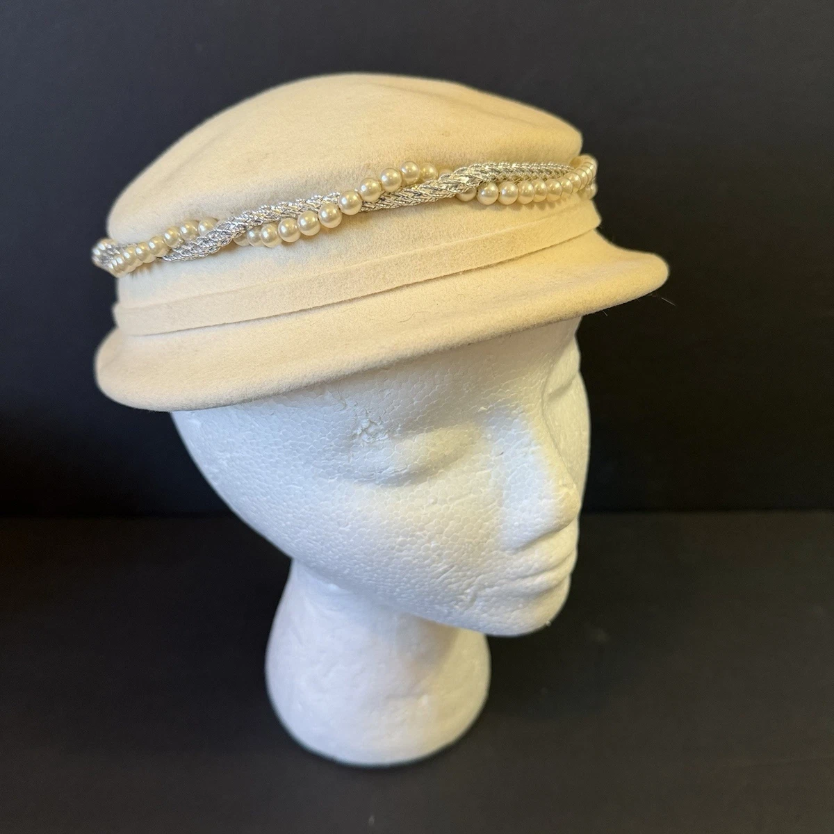 Size M Cloche 100% Wool Vintage Hats for Women for sale | eBay display picture 2