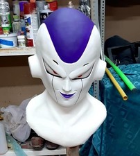Máscara de látex hecha a mano congelador Dragon Ball Z para cosplay colección edición 1990