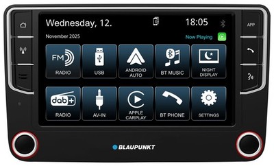 Blaupunkt Wolfsburg 648 MP3-Autoradio Touchscreen DAB Bluetooth USB CarPlay für