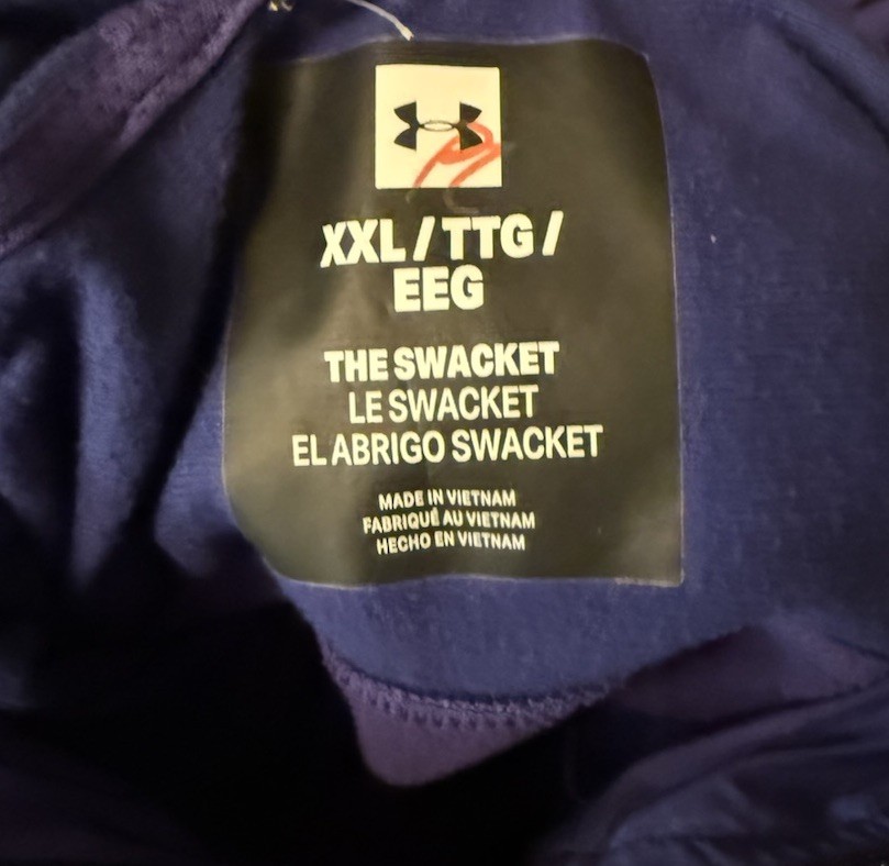 Under Armour Jacket Men Blue Unstoppable Full Zip The Swacket Sz-XXL C20 thumbnail 8