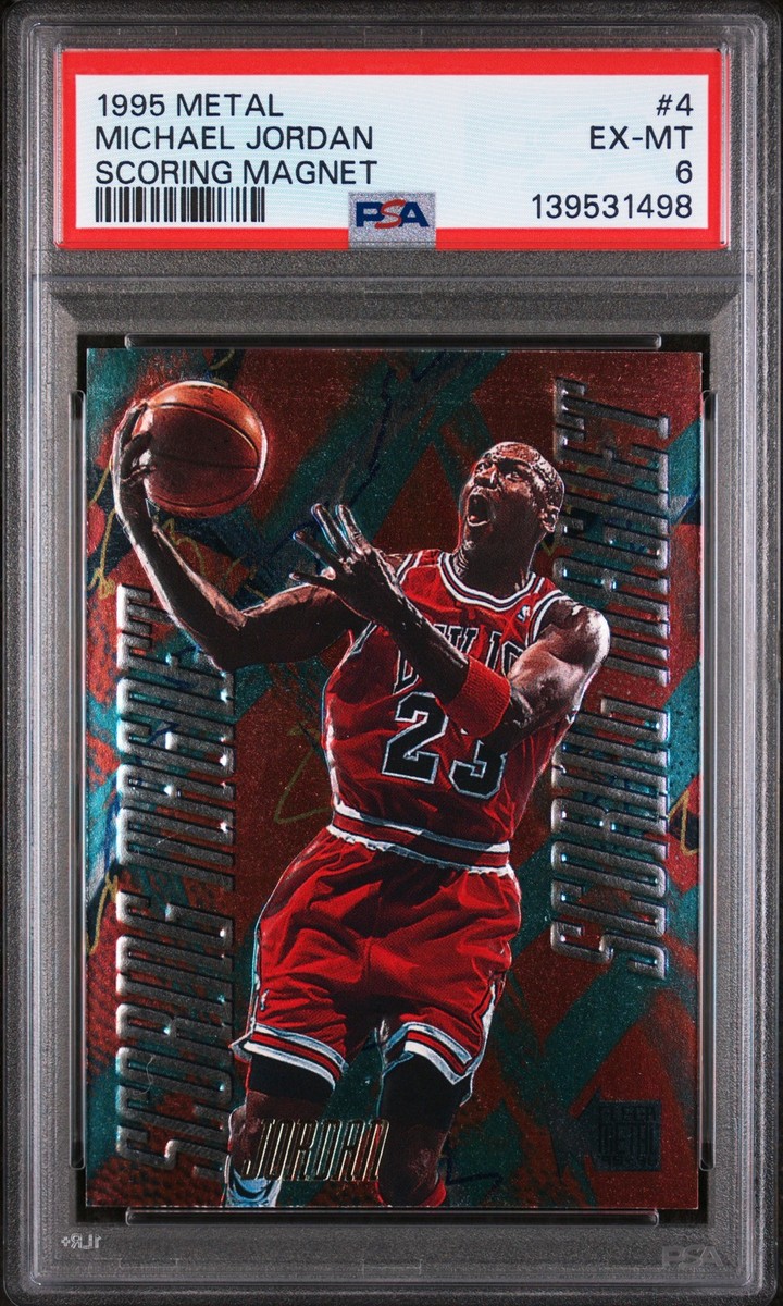 1995-96 Fleer Metal - Scoring Magnet Michael Jordan #4 for sale