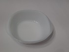 Dynaware Pyr-O-Rey Milkglass Dish Brown Daisy Pattern — photo 3