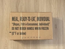 MRE U.S. Military Ready to Eat Meals INSP 2025 - choose Case A or Case B