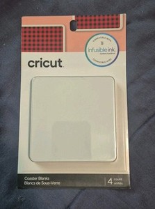 Cricut Infusible Ink Square Coaster Blanks 4 count Cork Backed