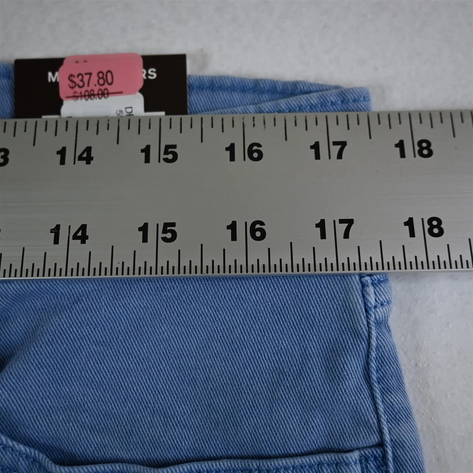 NEW Michael Kors 34x30 Light Blue Stretch Denim Parker Slim Mens Jeans - Image 2 of 4