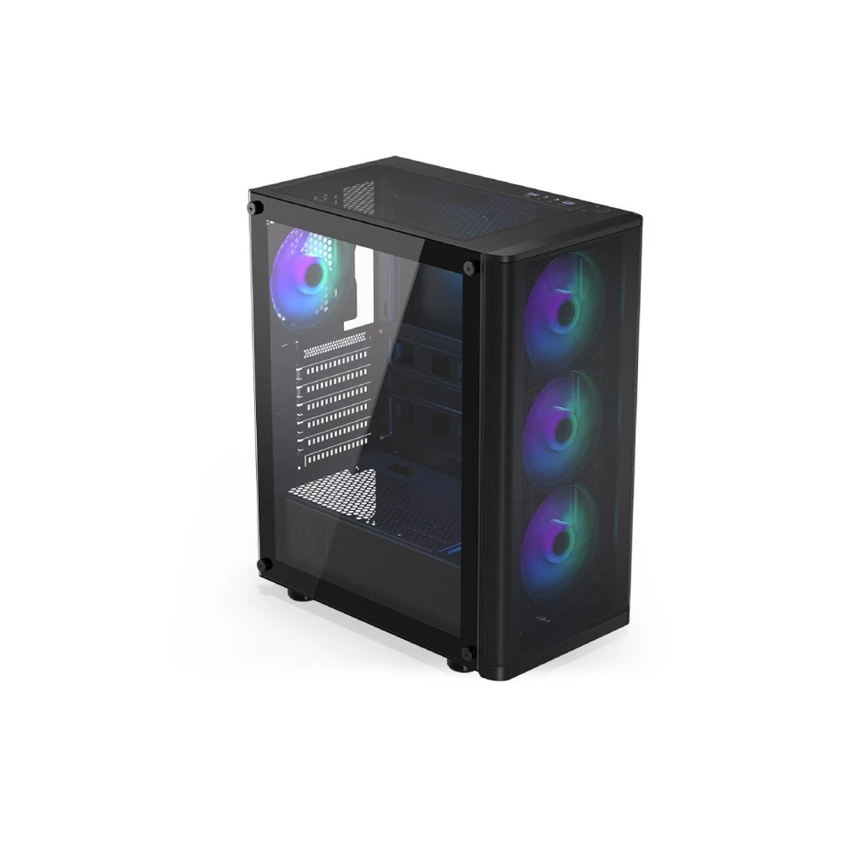 Endorfy Ventum 200 ARGB ATX Full Tower Tempered Glass PC Case Top and Front Mesh - Image 4 of 4