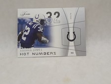 2004 Flair Hot Numbers /500 Edgerrin James #20HN HOF Near Mint, NM