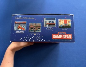Sega Game Gear Console Sonic the Hedgehog 2 BUNDLE CIB Complete + BOX Protector