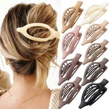Flat Hair Clips, 9 PCS 4.7 Inch Large Side Slide Volume Duckbill Clips for Women