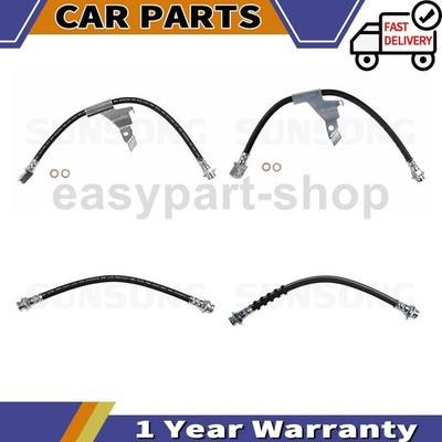 4 Sunsong Front Rear Brake Line Hose Fits 1986 1985 1987 1988 1989 Buick Electra