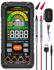 Digital Multimeter Tester 10000 Counts TRMS, Smart Multimeter Rechargeable, Auto