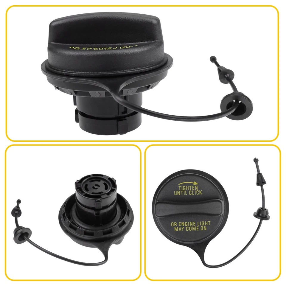 For FORD F-150 1997-09 EXCURSION 2000-05 WINDSTAR 98-99 Fuel Gas Cap with Strap - Image 4 of 4