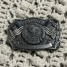 Vintage NRA National Rifle Association 125 years 1996 Belt Buckle Made in USA