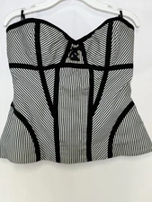 BEBE Vintage Corset Top Strapless Size Size M - Great Condition!