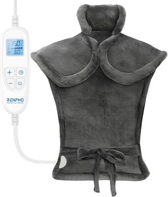 Electric Heating Pad for Back Neck and Shoulders Valentines Day Gifts 24X33 Gray