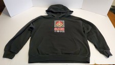 Super Mario Hoodie Boys Size 18 XL Black Sweatshirt Jacket Pullover Front  Back