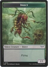 Insetto (Gettone) 0013 - Duskmourn: Casa dell'Orrore - MTG