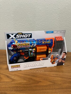 New Zuru X Shot Sonic the Hedgehog Skins Blaster Gun SEGA