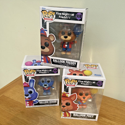 Five Nights at Freddy's Funko Pop Games 907 908 909 Balloon Foxy Bonnie Freddy