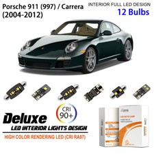 Led Interior Light Kit For Porsche 911 997 Carrera 2004-2012 White Light Bulbs
