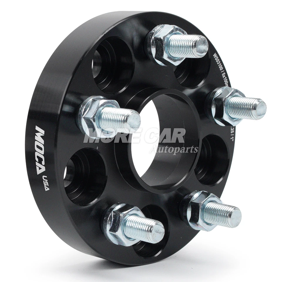 4 piezas espaciadores de rueda centrados en el cubo 1" 5x100 para Subaru Impreza Crosstrek WRX 2.5 FR-S Foto 2 de 4