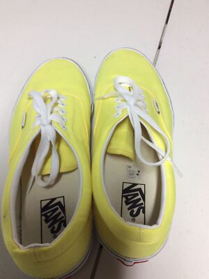 Vans Men\'s Era Neon Lemon Tonic Yellow True White Canvas Skate shoes Size 11 Vans Men main image 3