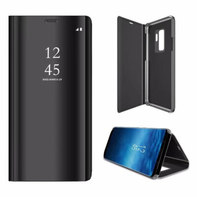 Hülle für Samsung Galaxy S7 Edge S8 S9 S10 Plus Spiegel Clear View Schutz Cover