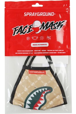 Sprayground Paris Vs Milan Mode Mask, Maske Antismog aus Stoff