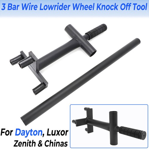 2 & 3 Bar Lowrider Wire Wheel Knock Off Tool and Bar For Dayton Zenith