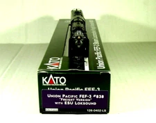 KATO N KOBO CUSTOM FEF-3 4-8-4 STEAM LOCO ESU LOKSOUND UP (FREIGHT) 126-0402LS