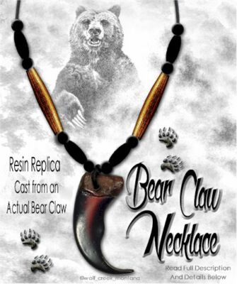 Bear Claw Necklace Wild Mountain Man Grizzly Replica Free