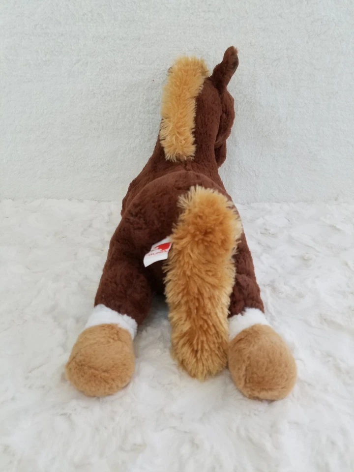 GUND Horse Pony Plush Brown White Diamond Nose Stuffed Toy 17" Foto 3 de 4