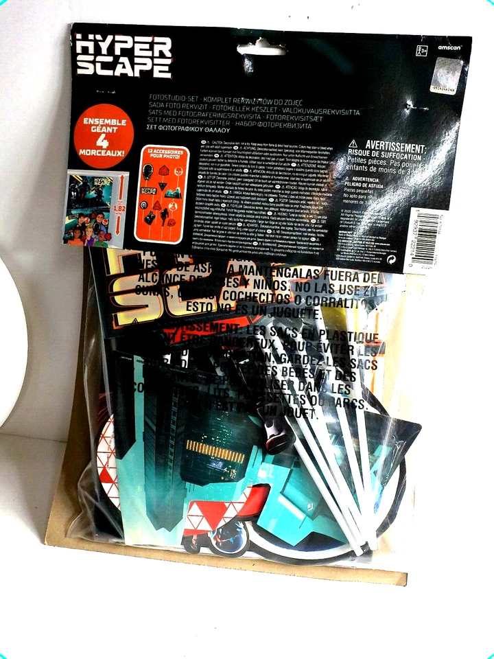 HYPER SCAPE Scene Setter BIRTHDAY party wall backdrop posters - Image 2 of 2