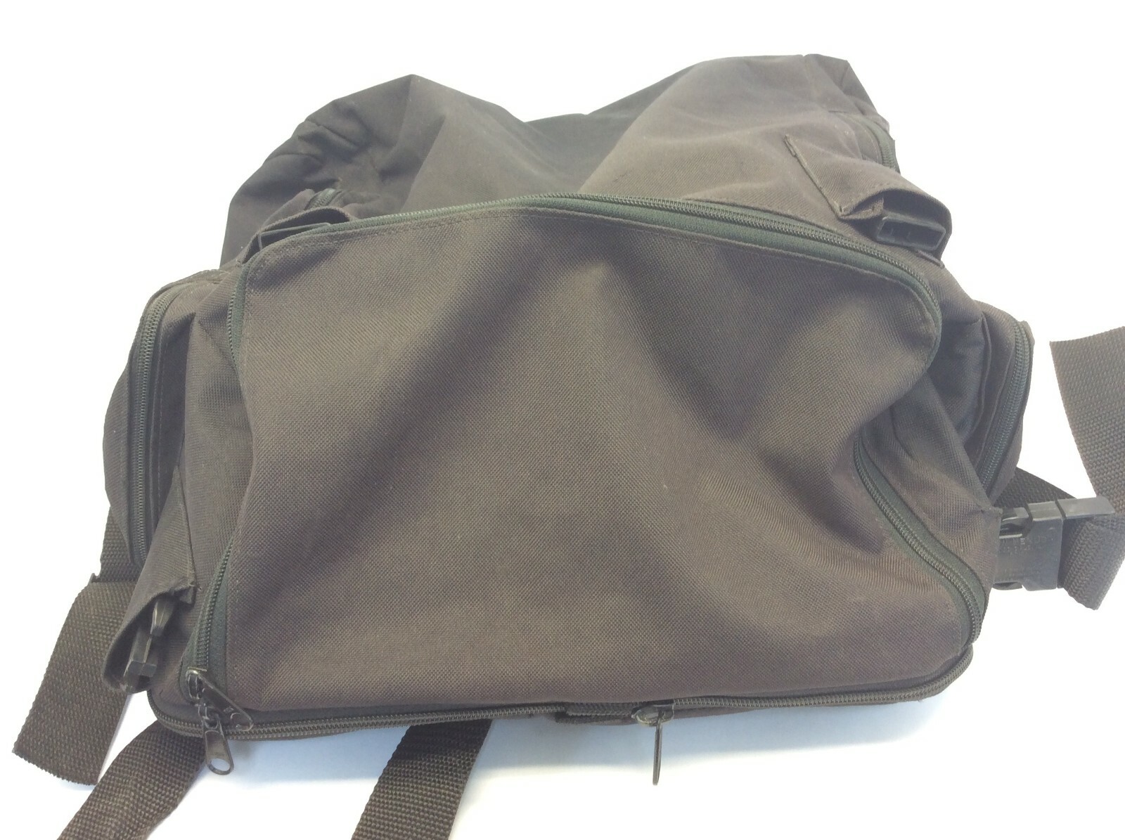 Vintage Used Black Motorcycle TBags Canvas Travel Pack Backpack Bag eBay