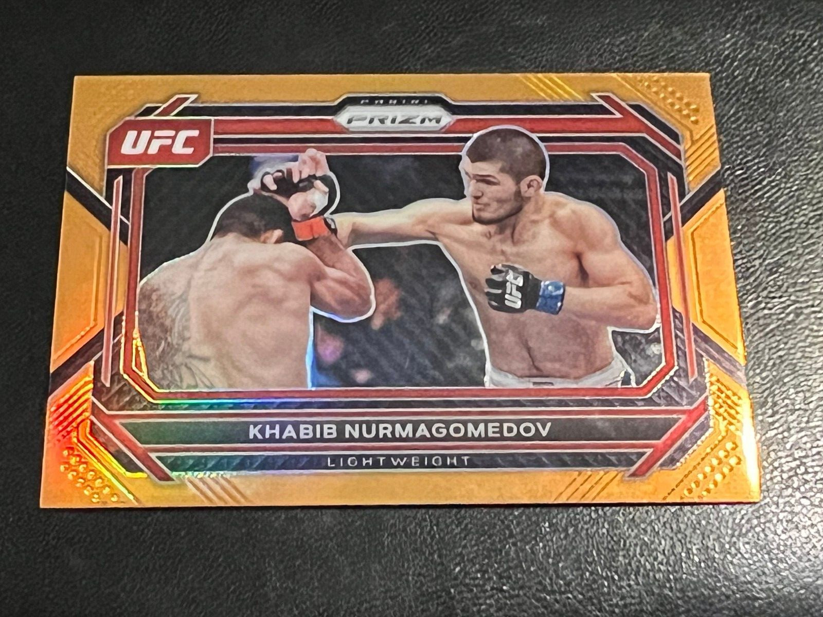 2023 UFC Prizm 45 Khabib Nurmagomedov Orange Prizm SP 05/99