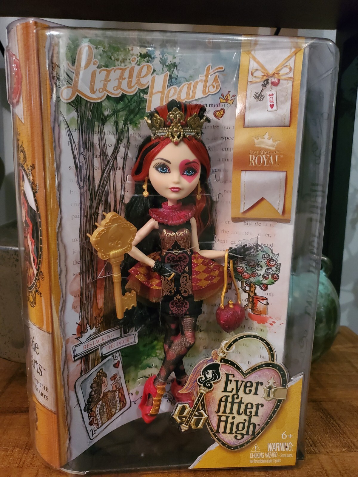 Ever After High LIZZIE HEARTS Ever After ROYAL Doll 1st Edition ORIGINAL  RELEASE