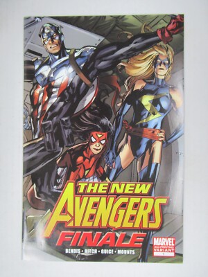 2010 Marvel Comics The New Avengers Finale #1 2nd Print Bryan Hitch Variant