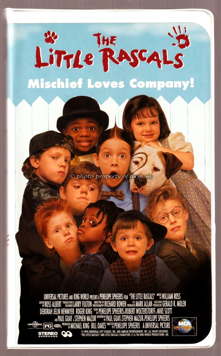 The Little Rascals - (1994 VHS Tape PG #82144) Very Good