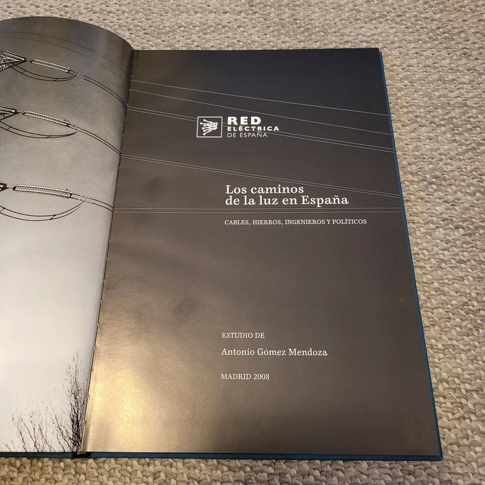 LIBRO RED ELECTRICA ESPANA CAMINOS LUZ ESPANA DOS VOLUMENES MAPA FACSIMIL - Imagen 4 de 4