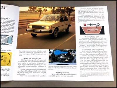 1980 Mazda GLC 12-page Original Car Sales Brochure Catalog | eBay