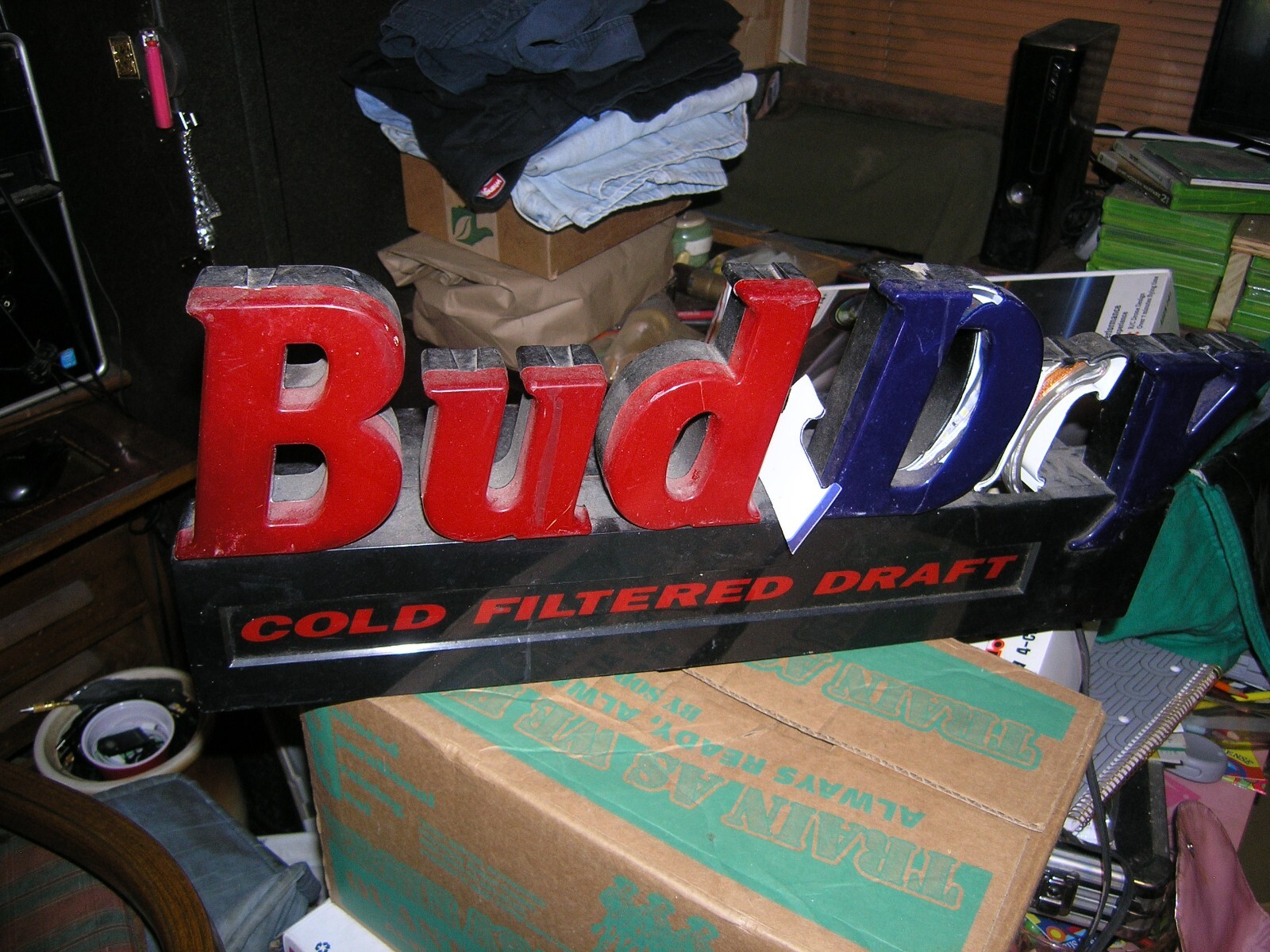 Budweiser Neon Sign Beer Bud Light Part Unit Section Part Replacement