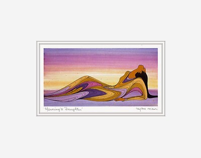 MORNING'S DAUGHTER by Soiux artist Maxine Noel  - 11'' x 14''  Matted art print