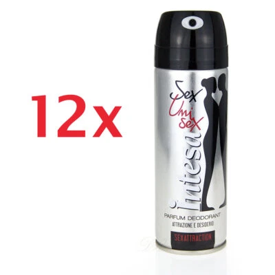 intesa unisex ATTRACTION Parfum Deodorant 12x 125ml