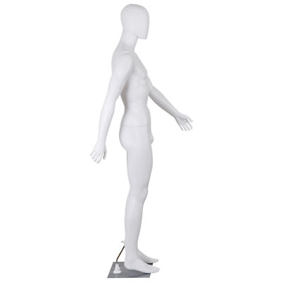 Mannequin Body Male Poseable Mannequin Full Body White Jersey Covered Dress Form, Adjustable Black Mannequin Mannequin Body Male Poseable Mannequin Full Body White Jersey Covered Dress Form, Adjustable Black Mannequin