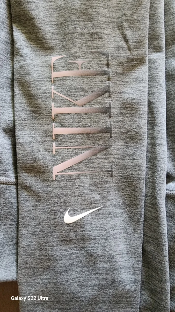 Nike Women s Small Gray Dri Fit Tight Fit Coolant Mid Rise 7 8 Length NEW